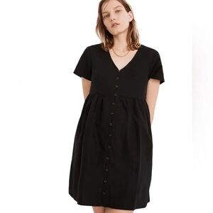 Madewell Button-Down Babydoll Dress